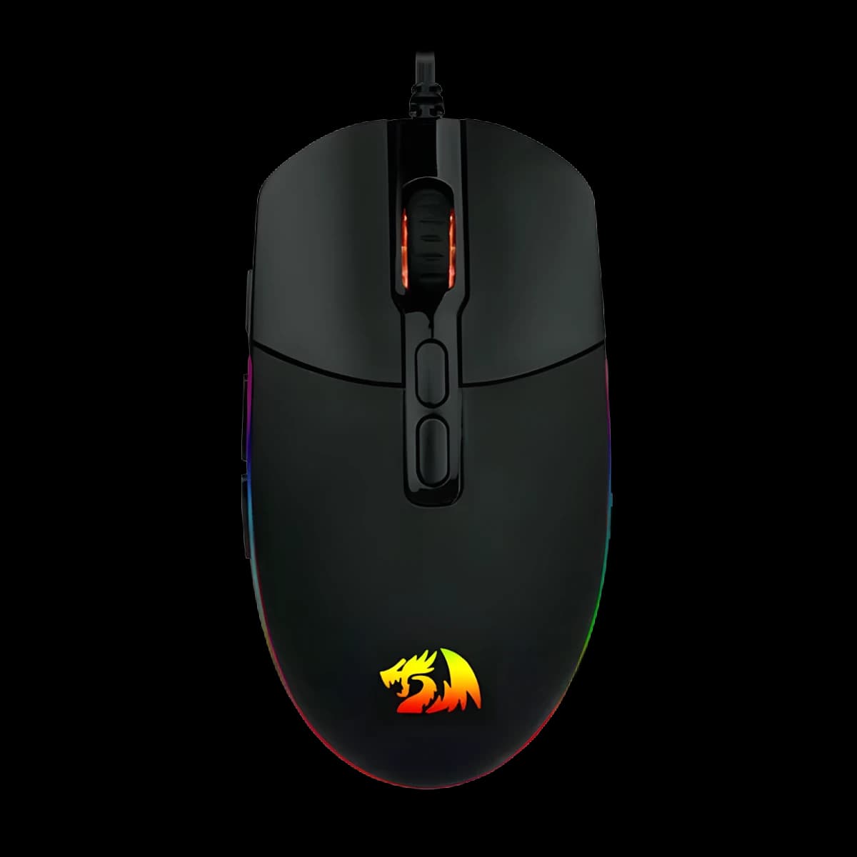 Mouse Gamer Redragon Invader M719 RGB 10000 DPI Sensor Pixart 3325 Programable USB
